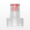 Push-On Female Luer Cap, Vented, w/Hydrophobic Filter, Natural - 65719 - Qosina Corp.