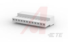 MTA-100 Receptacle, 12 Position, ClosedEnd, IDC, 24 AWG, White - 70042735 - Allied Electronics, Inc.