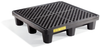 PIG® Economy 4-Drum Poly Spill Containment Pallet - PAK606 - New Pig Corporation