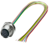 Sensor Cord, 8P, M12 Rcpt-Free End, 0.5M; Connector To Connector Phoenix Contact - 82Y7602 - Newark, An Avnet Company