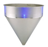 Stainless Steel Seamless Hopper Funnel, 25.7 Gal., 24 