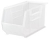 18 x 8 1/4 x 9 od stacking bins-clear - 53927 - U.S. Plastic Corporation