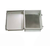 14x12x07 UL Listed Fiberglass Reinf Polyester FRP Weatherproof Outdoor IP66 NEMA 4 Enclosure, Kit bundled w/Aluminum Blank MNT PLT Gray -- TEF141207-KIT - Image