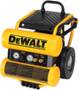 1.1 HP Continuous 4 Gallon Electric Wheeled Dolly-Style Air Compressor with Panel -- D55154 - Image