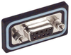 Waterproof panel mount solder cup d-sub DB9F -- DSB00088