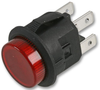 Pb Switch, Dpst, 16A, 250V, Panel, Red; Product Range Multicomp Pro - 69AC6082 - Newark, An Avnet Company