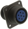 Circular Connector Receptacle, Size 16S, 7 Position, Wall; Product Range Amphenol Industrial - 92F5556 - Newark, An Avnet Company