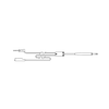 Bantam Plug to XM Micro-Hook and Miniature Alligator, Test Cable - 2621XM - E-Z-HOOK, a division of Tektest, Inc.