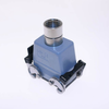 Standard, Rectangular Hood, size 57.27, Double Latch with gasket, Top .75-NPT cable entry - CAVT-10.5G - Mencom Corporation