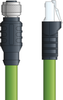 C6A009F01 - LAPP ETHERLINE® Industrial Cordsets 22 AWG / 4 pair CAT6A - Green Polyurethane (PUR) - M12 Female / RJ45 connectors - 1m - OLFC6A009F01 - Lapp Tannehill