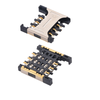 Micro SIM Card Connector 6 Pin Slide Type With Metal Bridge -- ET-MI6PST-WTB - Image