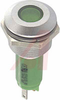 Indicator,Pnl-Mnt;Green LED,130 VAC,510mcd,Matt Chrome Bezel,19 mm MH - 70011799 - Allied Electronics, Inc.