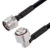 Low PIM N Male to RA N Male Cable 1/4 inch Superflexible Coax in 150 Cm - FMCA2254-150CM - Fairview Microwave Inc.