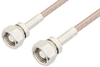 75 Ohm SMC Plug to 75 Ohm SMC Plug Cable 12 Inch Length Using 75 Ohm RG179 Coax, RoHS - PE3376LF-12 - Pasternack