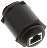 Adapter, In Line, Rj45, Jack-Jack, 8 Position; In Line Connector A Te Connectivity - 57H7377 - Newark, An Avnet Company