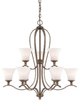 Mid. Chandeliers-Glass Up - 394819 - Light Center (The)