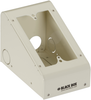 Single-Gang Table Top Wallplate Box, White - WP-T1GW - Black Box