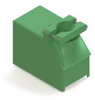 Cover, Top Entry, Polycarbonate, Green; Product Range Edac - 95F3204 - Newark, An Avnet Company