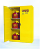 Eagle 45 gal Yellow Hazardous Material Storage Cabinet - 43 in Width - 65 in Height - Floor Standing - 048441-33140 - 048441-33140 - R. S. Hughes Company, Inc.