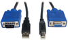 USB Cable Kit for KVM Switch B006-VU4-R, 10-ft. -- P758-010