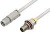 3.5mm Male to 3.5mm Female Bulkhead Cable 60 Inch Length Using PE-SR402AL Coax - PE34588LF-60 - Pasternack