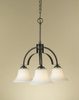 Mid. Chandeliers-Glass Down - 438103 - Capital Lighting, Inc.