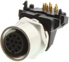 Sensor Conn, 12Pos, Rcpt, M12, Panel; Product Range Harting - 07AH5588 - Newark, An Avnet Company