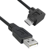 Usb 2.0 A Male To Usb 2.0 Micro B Male Right Angled, 3Ft Length, 480Mbps, Black Color Rohs Compliant Qualtek Electronics - 97AC8902 - Newark, An Avnet Company