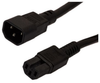 High Temperature Power Cord - C14 to C15 - 15 Amp, length 25 feet - MPPA00005-25F - MilesTek Corporation