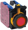 Switch, Pushbutton, Illuminated, 4Pst, 10A, 240V, Red; Product Range Idec - 19X1207 - Newark, An Avnet Company