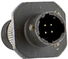 Circular Connector, Receptacle, Size 8, 4 Position, Cable; Product Range Amphenol Industrial - 71K9510 - Newark, An Avnet Company
