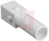 Connector, Soft Shell; Universal MATE-N-LOK; 1; Plug; Nylon; White; 19 A - 70083519 - Allied Electronics, Inc.
