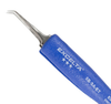 Excelta Three Star Ergonomic Utility Tweezers 5B-SA-ET - Stainless Steel Bent Tapered Ultra Fine Point Tip - 0.01 in Tip Width - 4 3/4 in Length - 0.01 in Thick - EXCELTA 5B-SA-ET - R. S. Hughes Company, Inc.