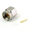 2.92mm Male (Plug) Connector for RG405, RG405 Tinned, .086 SR Cable, Solder, Gold Plated Beryllium Copper Body, Length 0.33 In -- SMC292-0853 - Image