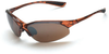 Cobra HD brown flash mirror lens, crystal brown frame -- 15117 - Image