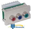 Hubbell Infin-e-Station Module - Component Video Connector.. - IMCR1101AL - TelephoneStuff.com