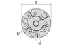 Strain gauge 1.5/120 RY61 -- 1-RY61-1.5/120 - Image