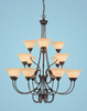 Large Chandeliers-Glass Shade - 664692 - Capital Lighting, Inc.