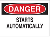 Machine & Operational Sign - 23031 - Brady Corporation