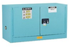 Justrite Sure-Grip EX 12 gal Blue Hazardous Material Storage Cabinet - 43 in Width - 18 in Height - 697841-11252 - 697841-11252 - R. S. Hughes Company, Inc.