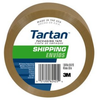 3M Tartan 3710T-6 Tan Standard Box Sealing Tape - 48 mm Width x 50 m Length - 1.9 mil Thick - 92229 - 051141-92229 - R. S. Hughes Company, Inc.