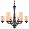 1220-9 RT Mid. Chandeliers-Glass Up - 618526 - Capital Lighting, Inc.
