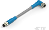 M8/M12 Cable Assemblies - 1SET312566R0000 - TE Connectivity