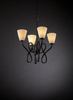 POR-8910-50-PLET-MBLK Mid. Chandeliers-Glass Up - 494751 - Capital Lighting, Inc.