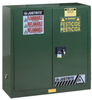 Justrite Sure-Grip EX 30 gal Green Hazardous Material Storage Cabinet - 43 in Width - 44 in Height - 697841-11334 - 697841-11334 - R. S. Hughes Company, Inc.