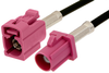 Violet FAKRA Plug to FAKRA Jack Cable 48 Inch Length Using RG174 Coax - PE38752H-48 - Pasternack