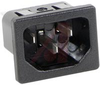 Primary Power Receptacle, 10A, 250 VAC - 70214186 - Allied Electronics, Inc.