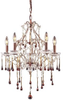 4012/5AMB Mid. Chandeliers-Candle - 720707 - Capital Lighting, Inc.