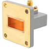 WR-90 to SMA Female Waveguide to Coax Adapter UBR100 with 8.22 GHz to 12.4 GHz in Brass - FMWCA1093 - Fairview Microwave Inc.