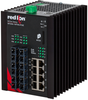 NT24k®-14FX6-POE Managed PoE+ Gigabit Ethernet Switch, SC 2km - NT24k-14FX6-SC-POE - Red Lion Controls, Inc.